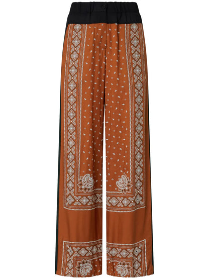 Bandana-Print Trousers