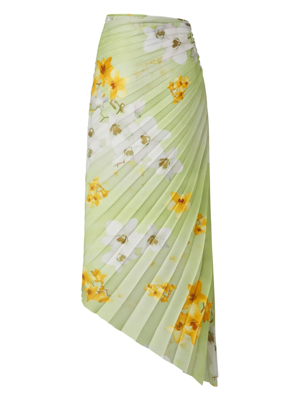Floral-Print Midi Skirt