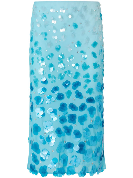 Sequinned Midi Skirt