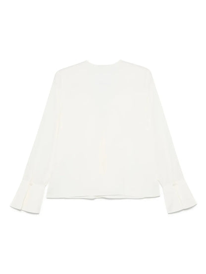 Ruffle-Detailing Blouse