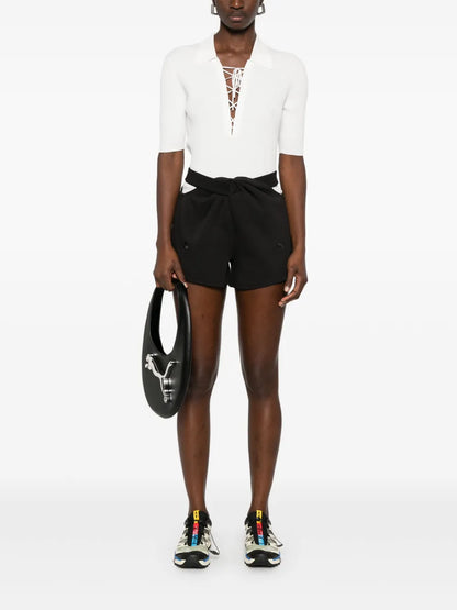 Twist-Detail Shorts