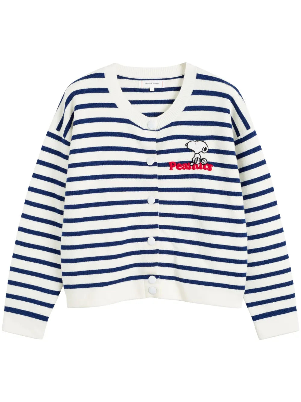 Snoopy-Appliqué Cardigan