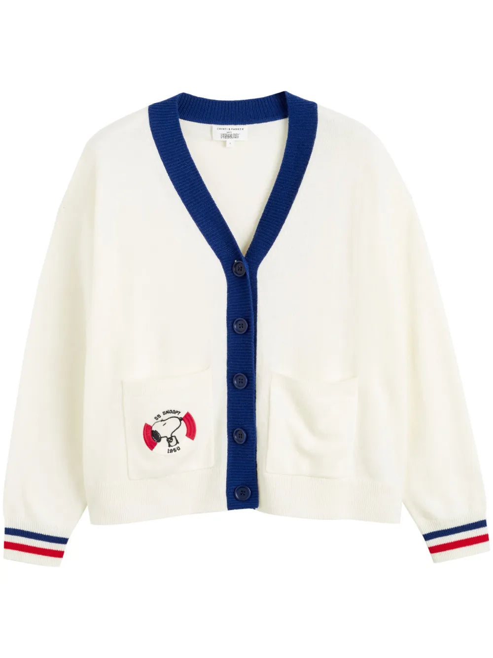 Snoopy-Appliqué Cardigan