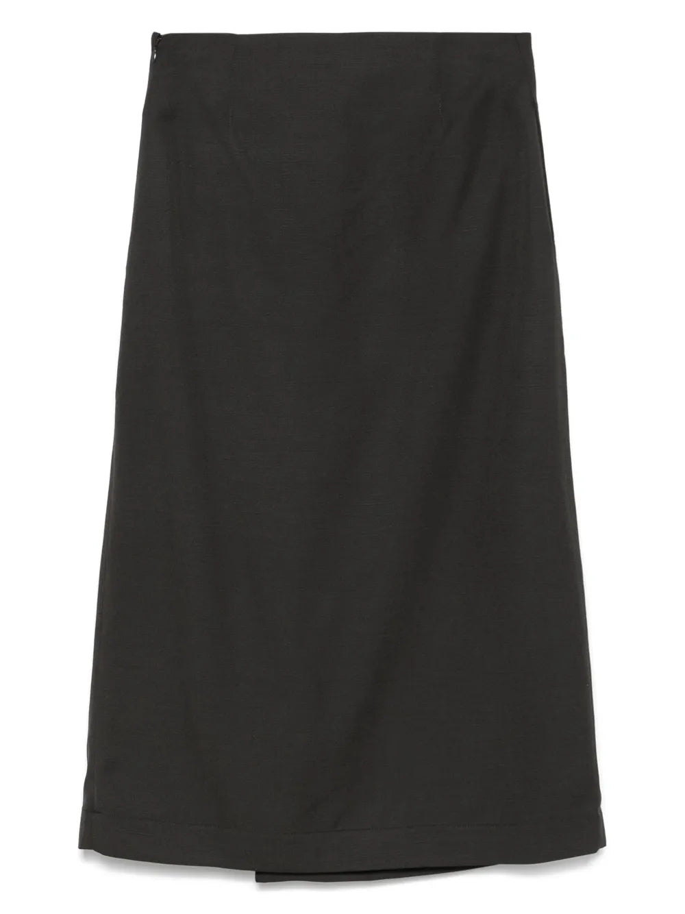 Logo-Strap Midi Skirt