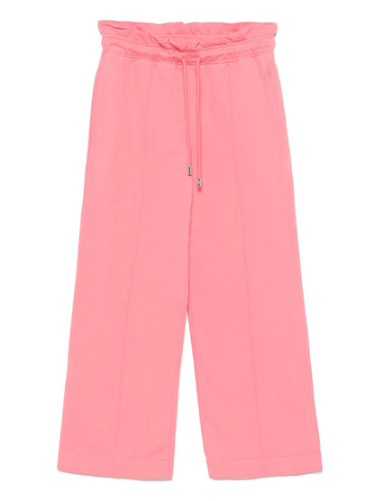 Gathered-Waist Track Pants