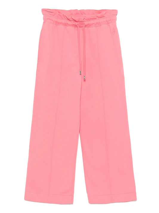 Gathered-Waist Track Pants
