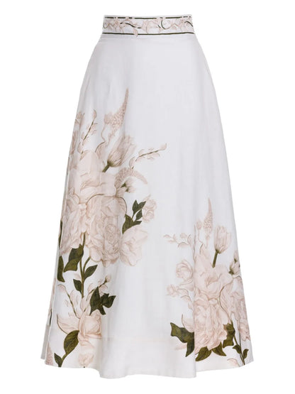 Bergamota Gardenia Midi Skirt