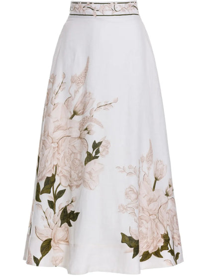 Bergamota Gardenia Midi Skirt
