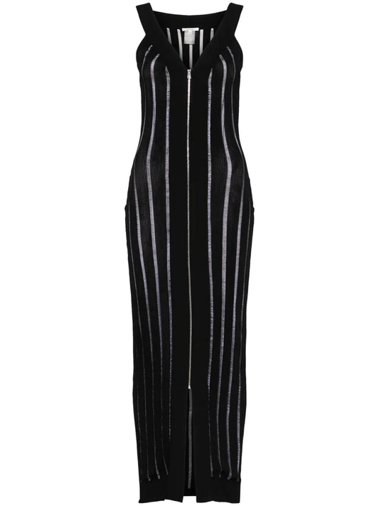 Ribbed-Knit Maxi Dress