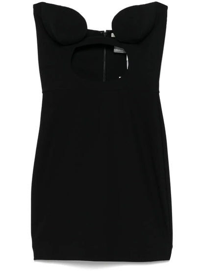 Cut Out-Detail Mini Dress