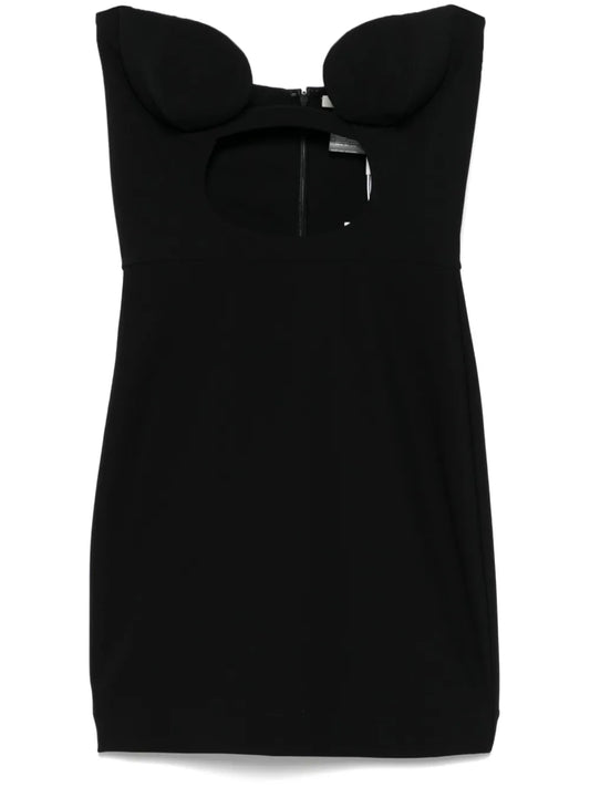 Cut Out-Detail Mini Dress