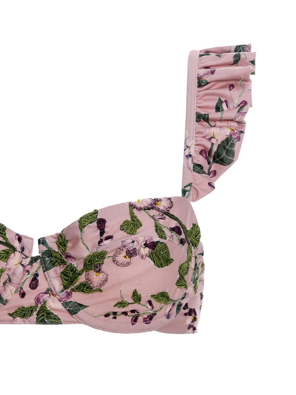 Kiwi Wisteria Bikni Top