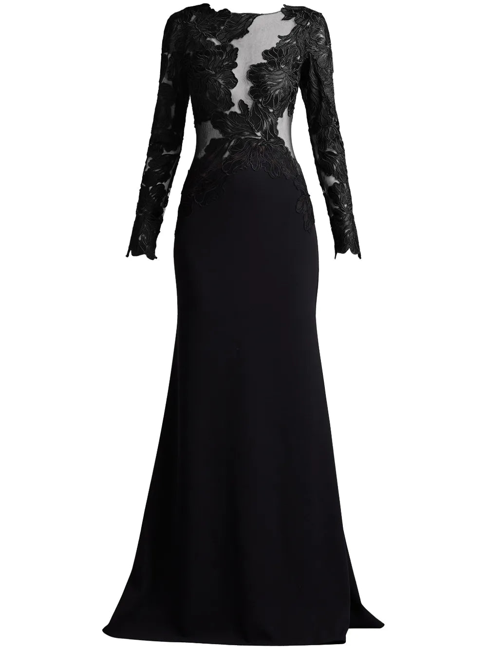 Sheer-Panelled Gown
