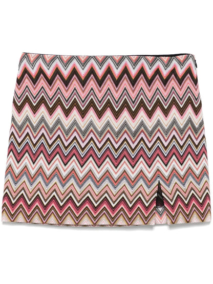 Zigzag Mini Skirt