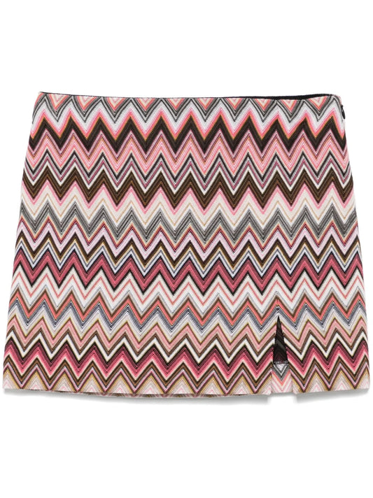 Zigzag Mini Skirt