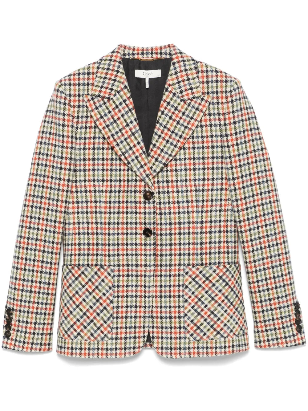 Checked Tailored Blazer