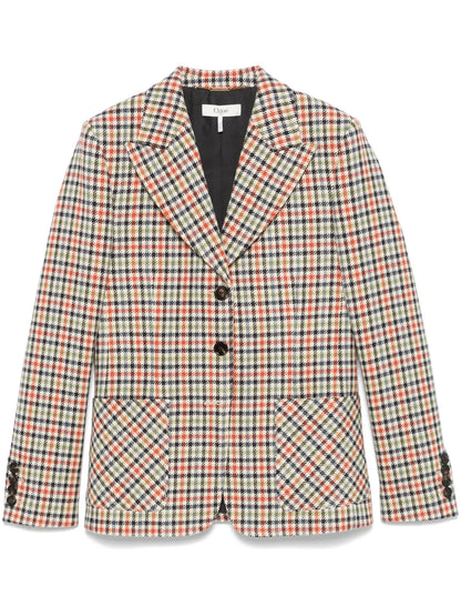 Checked Tailored Blazer