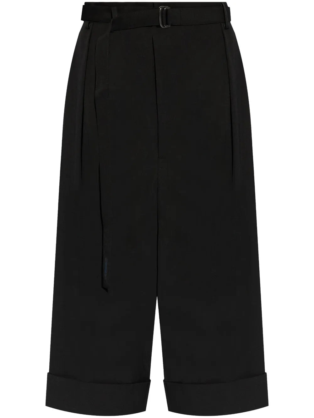 Gabardine R-Backside Wide Trousers
