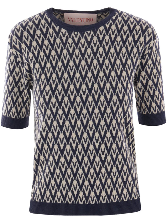 Toute La V Jacquard Sweater