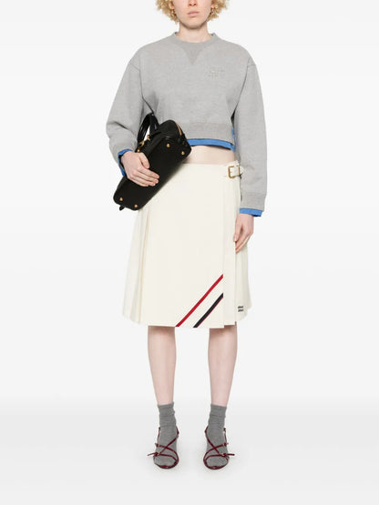Pleated Mini Skirt