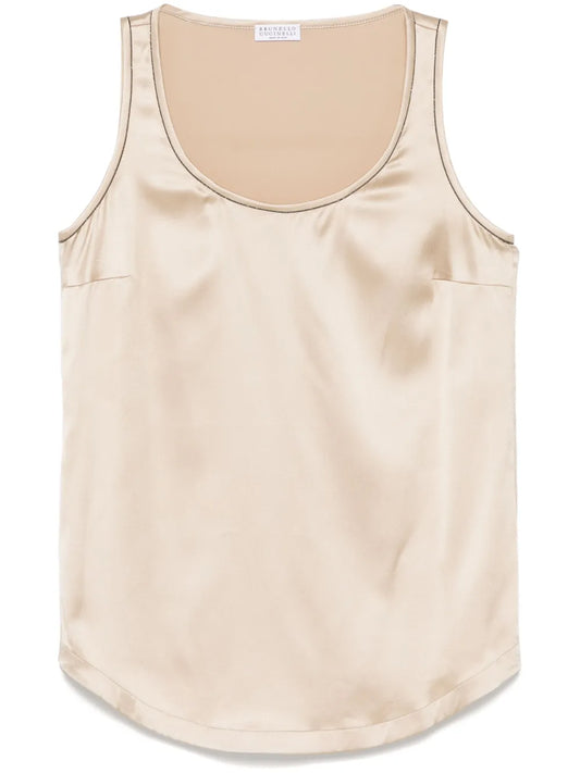 Monili Chain-Detail Tank Top