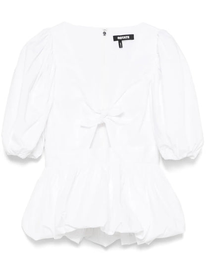 Puff-Sleeve Bubble Top