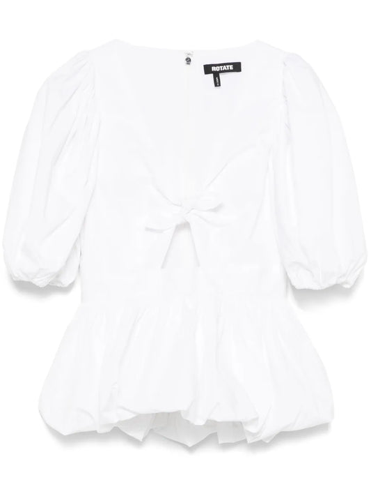 Puff-Sleeve Bubble Top