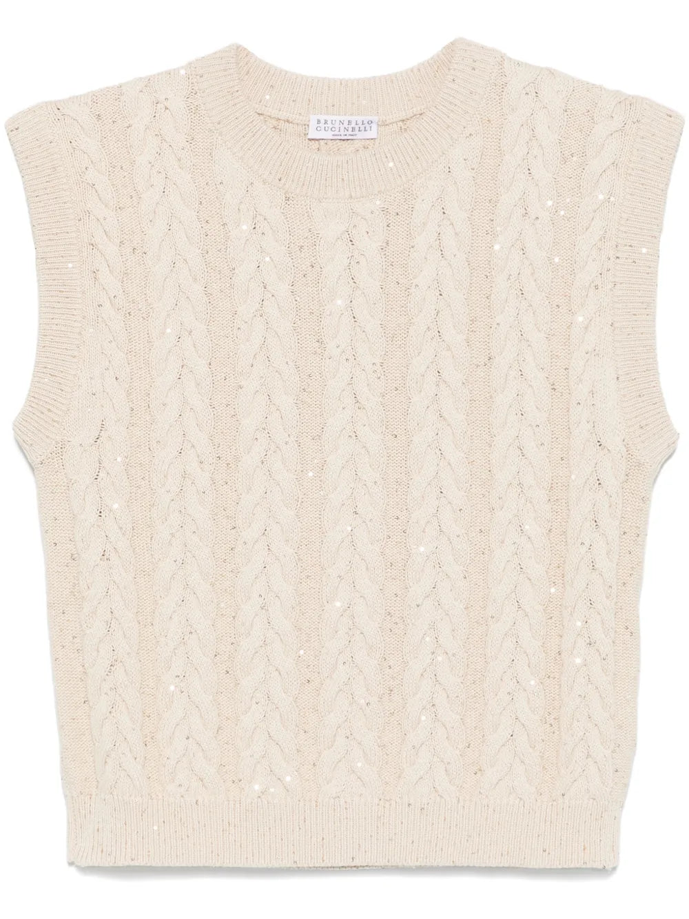 Sequin-Embellished Vest