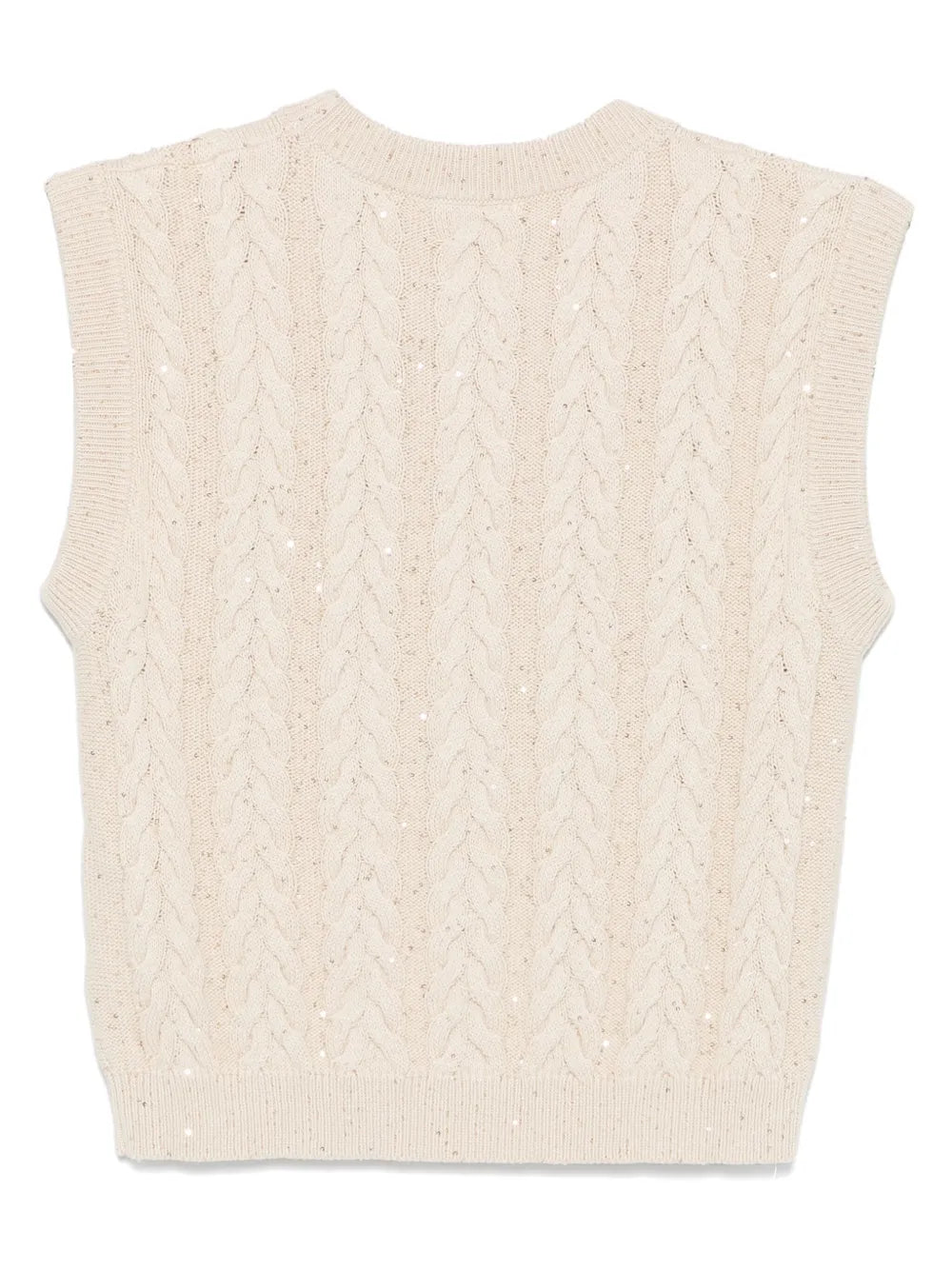 Sequin-Embellished Vest