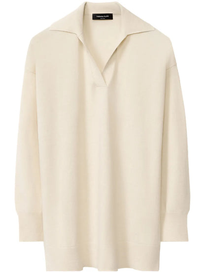Split-Neck Sweater