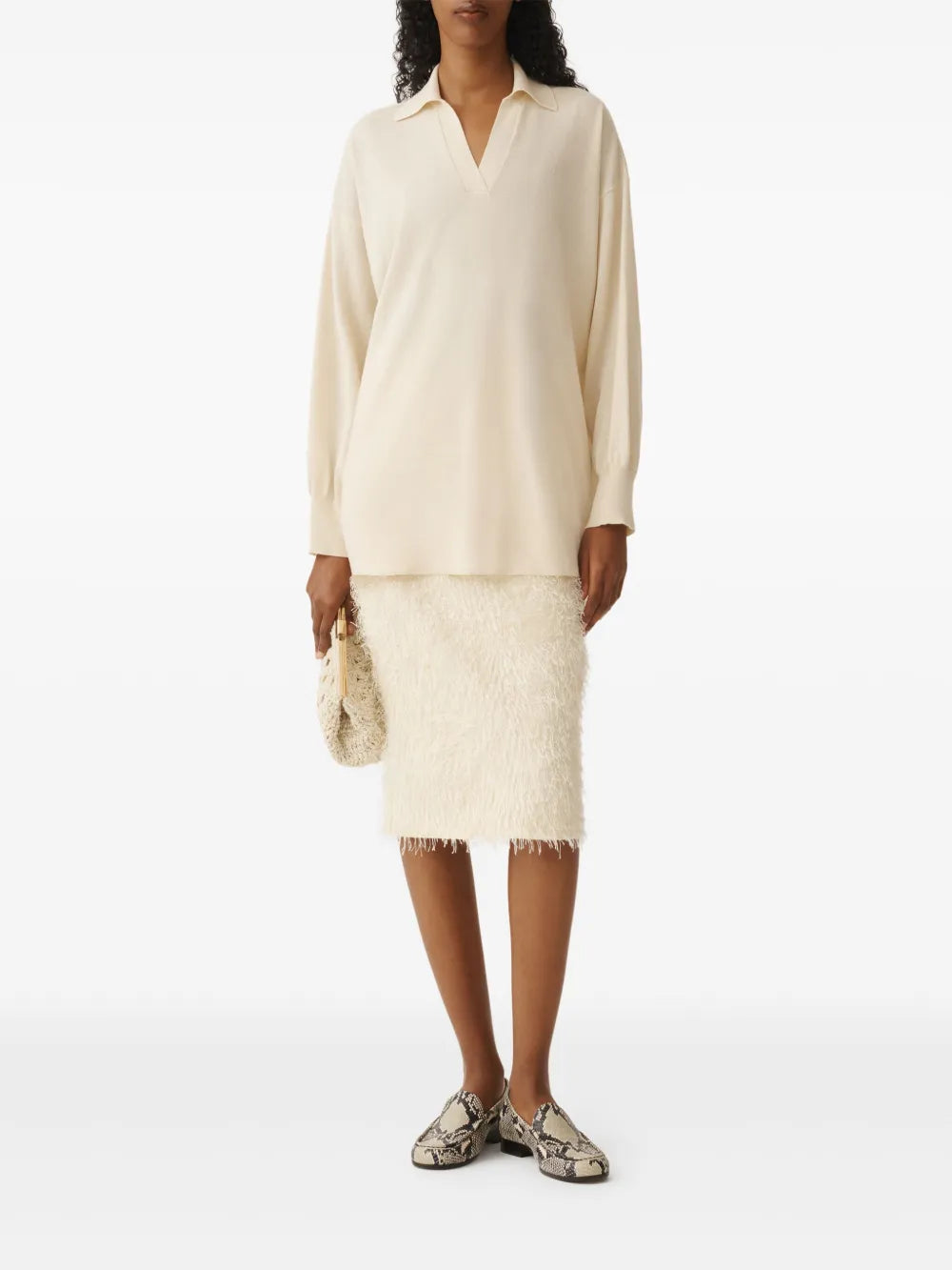 Split-Neck Sweater