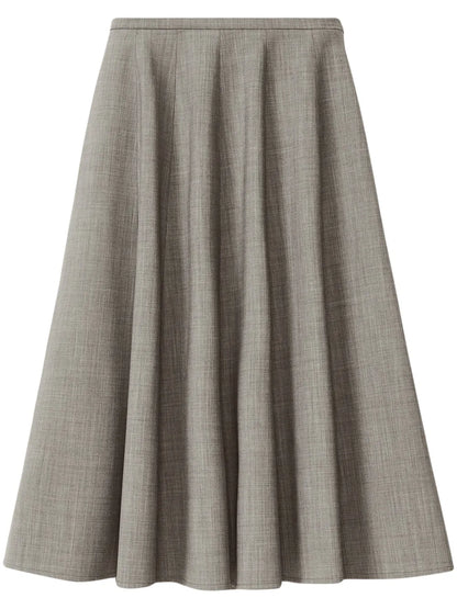 Pleated Midi Skirt