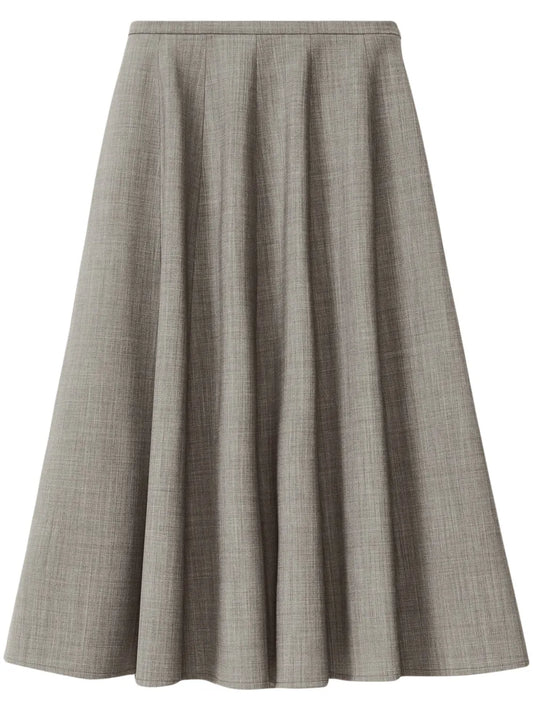 Pleated Midi Skirt