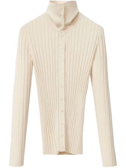 Chunky-Ribbed Cardigan