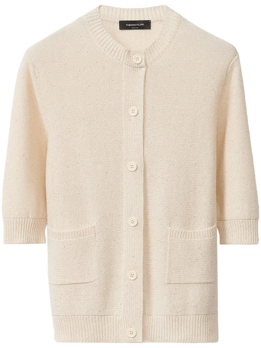 Three-Quarter-Sleeved Cardigan