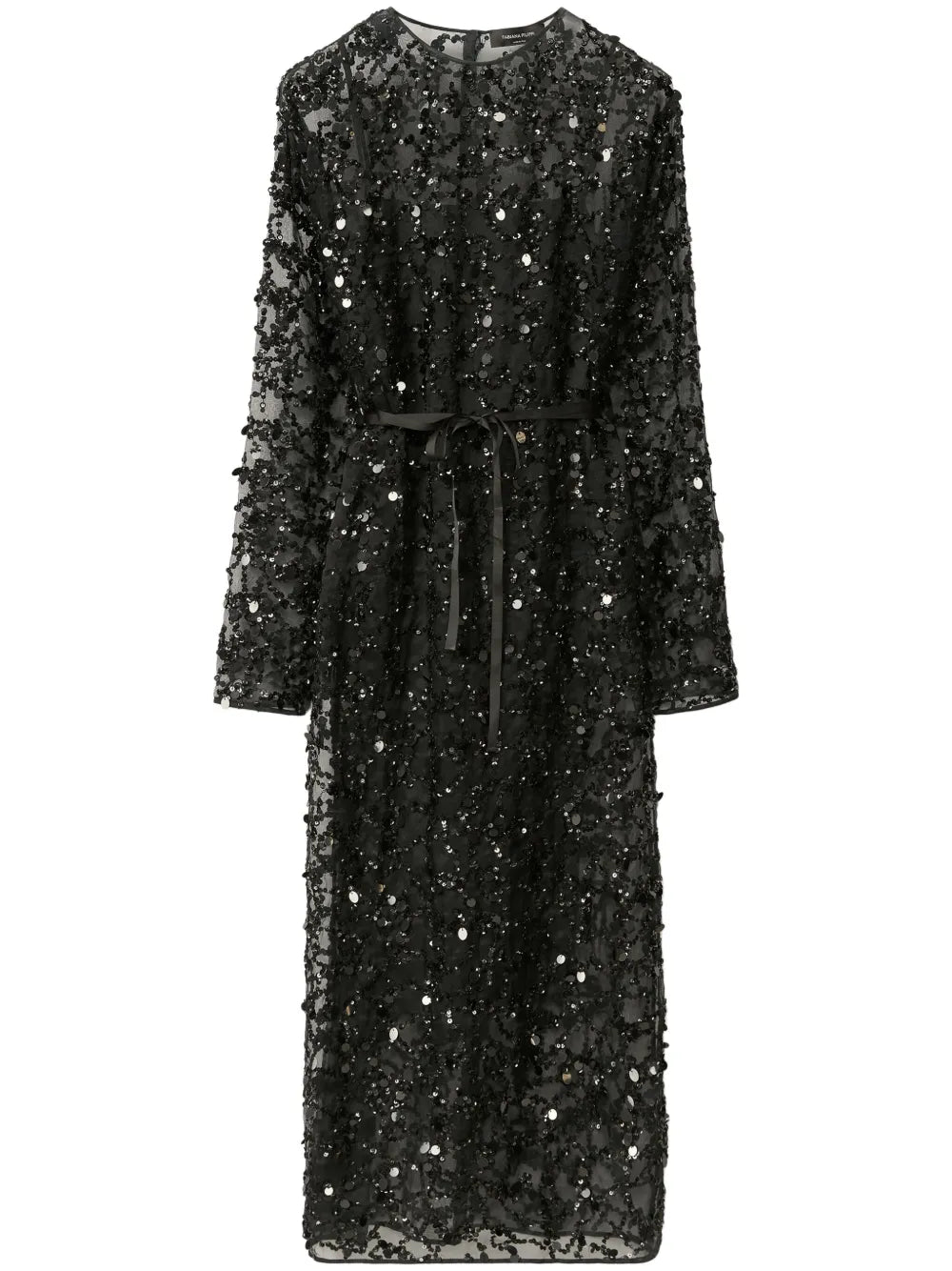 Sequin-Embroidered Dress