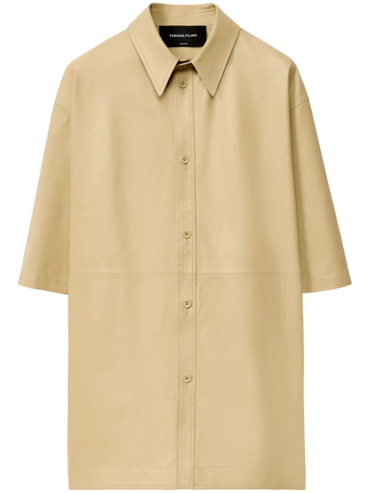 Nappa Leather Shirt