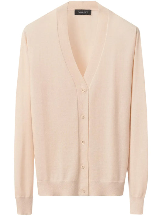 Fine-Knit Cardigan