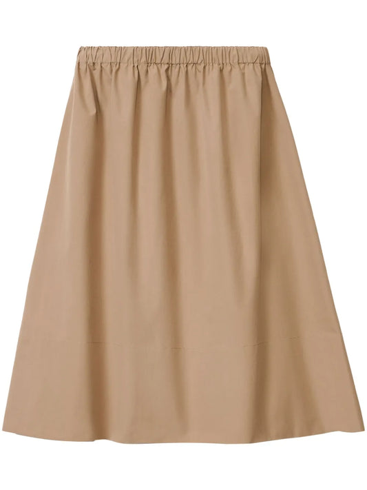 Cotton A-Line Skirt