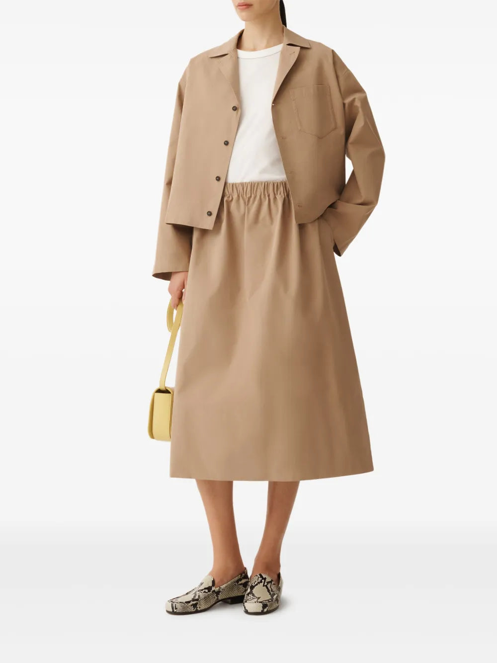 Cotton A-Line Skirt