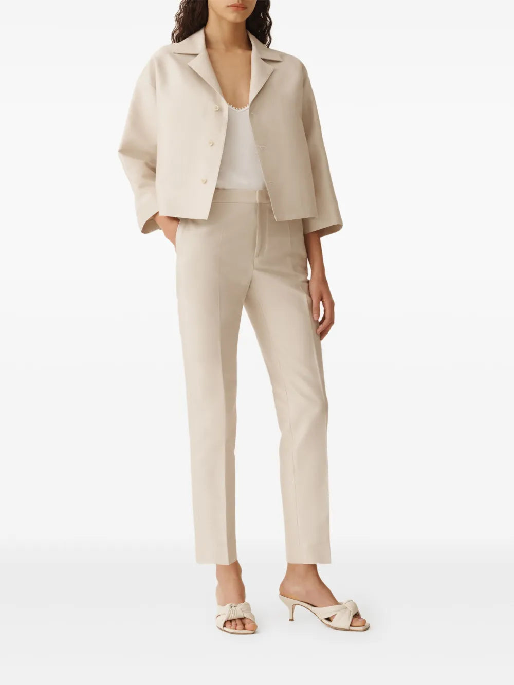 Wool Cropped Jacket