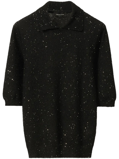 Knitted Polo Top