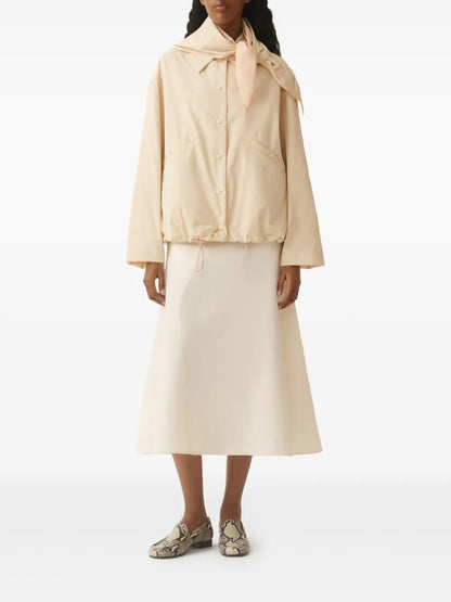Drawstring-Hem Jacket