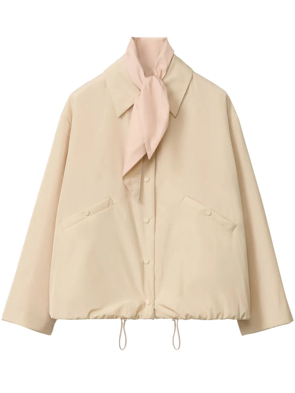 Drawstring-Hem Jacket
