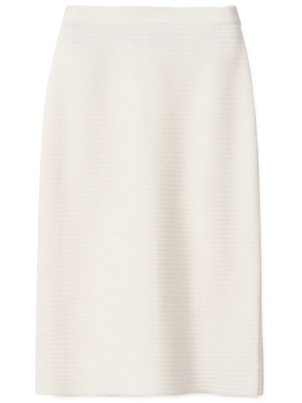 Hopsack Knitted Midi Skirt