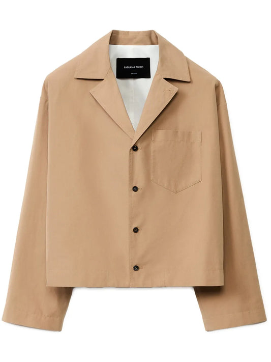 Cotton Cropped Jacket