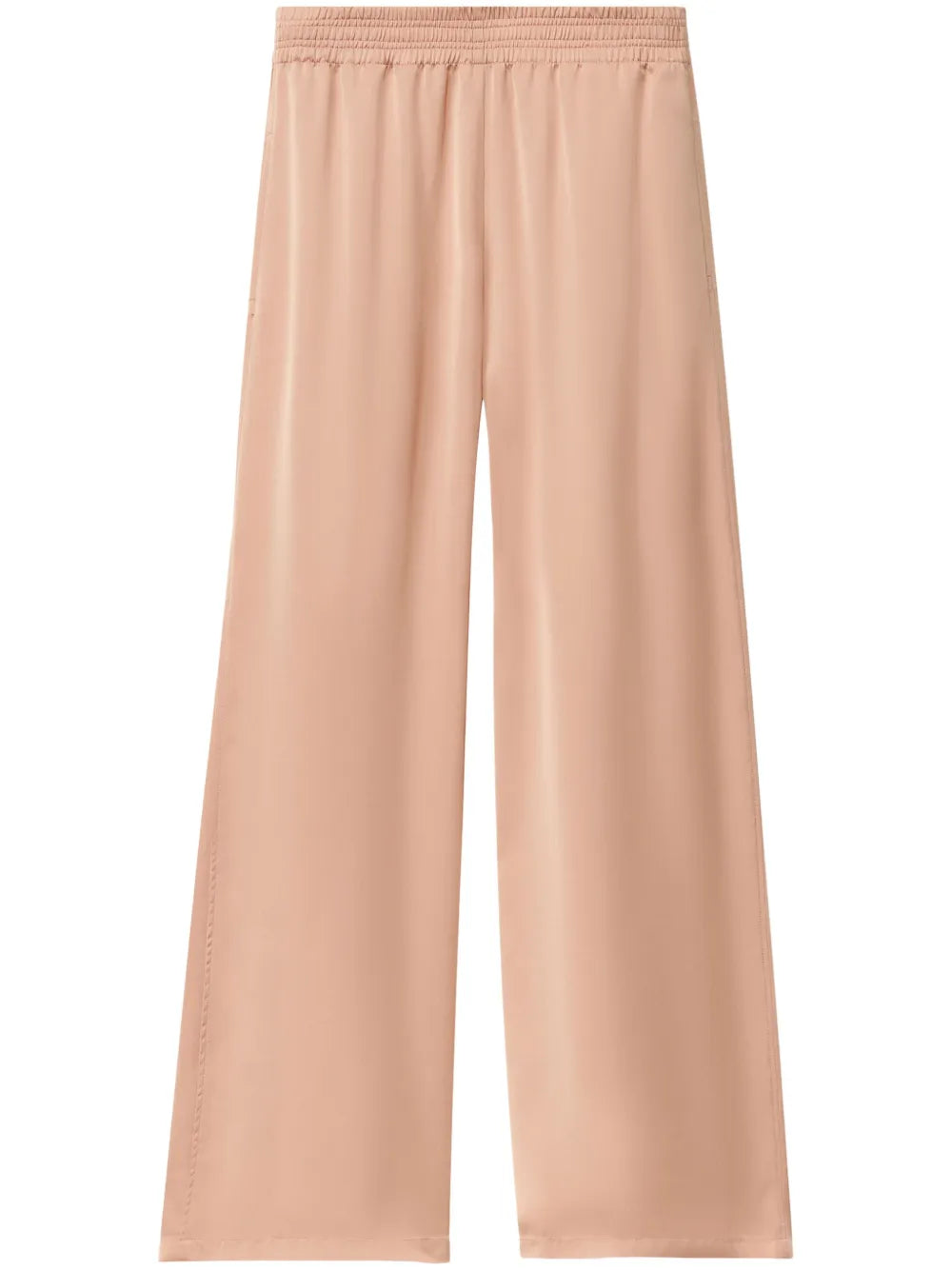 Satin Wide-Leg Trousers