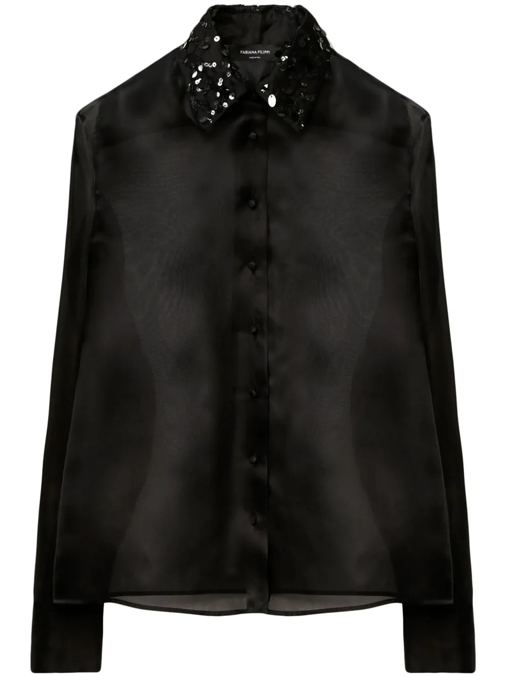 Sequined Organza Shirt