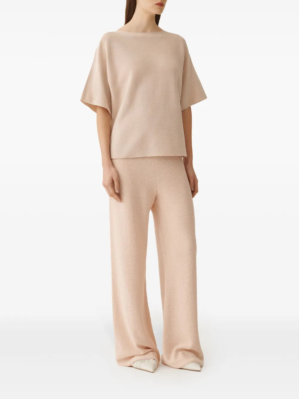 Lurex-Detail T-Shirt