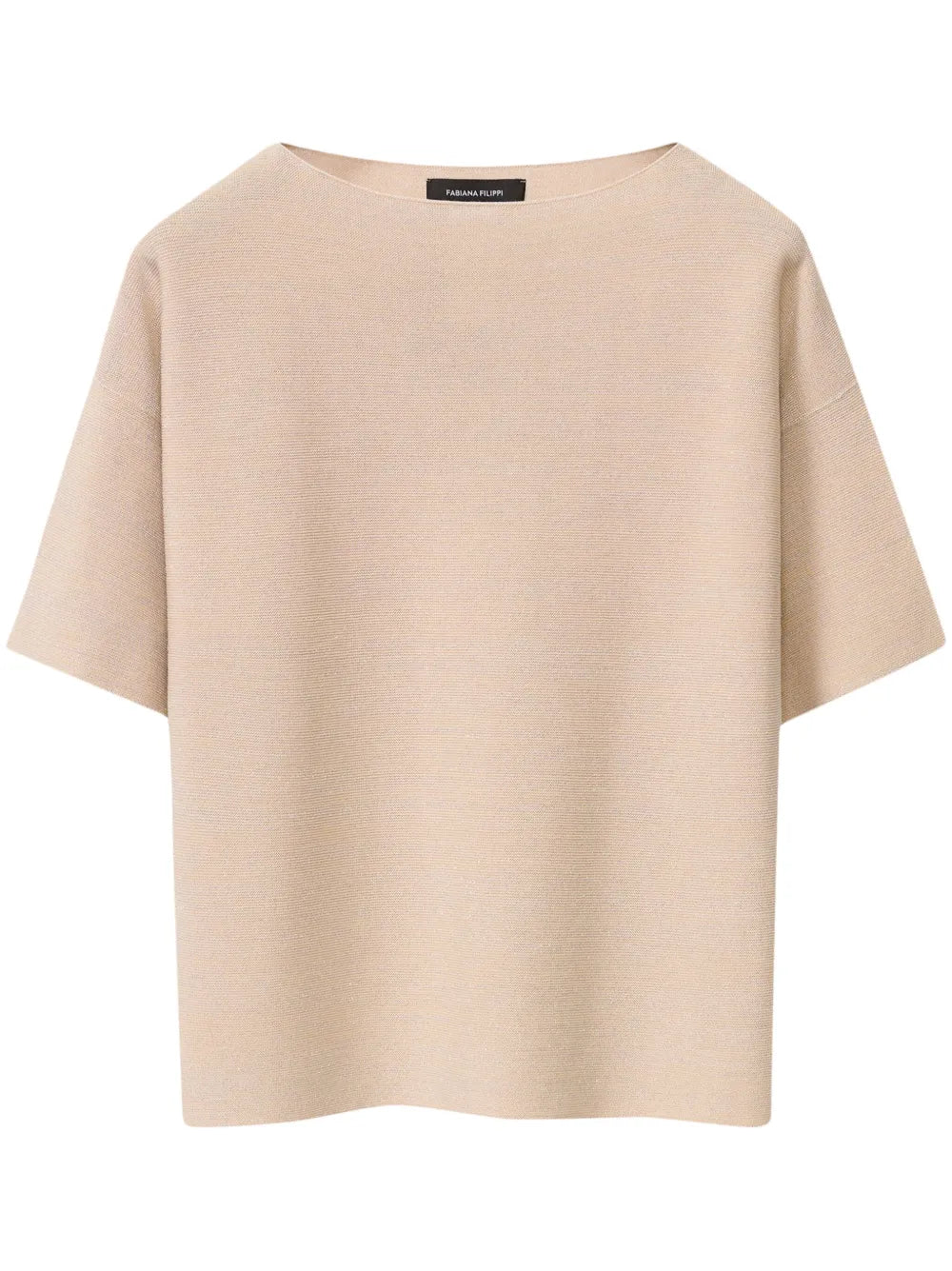 Lurex-Detail T-Shirt